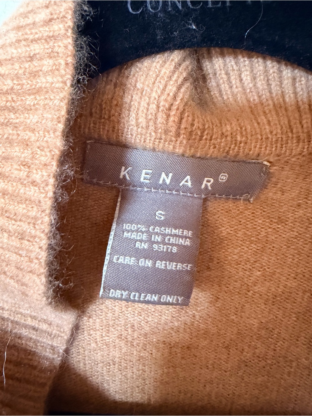 Kenar cashmere long brown ruffle duster cardigan size S - Picture 2 of 3